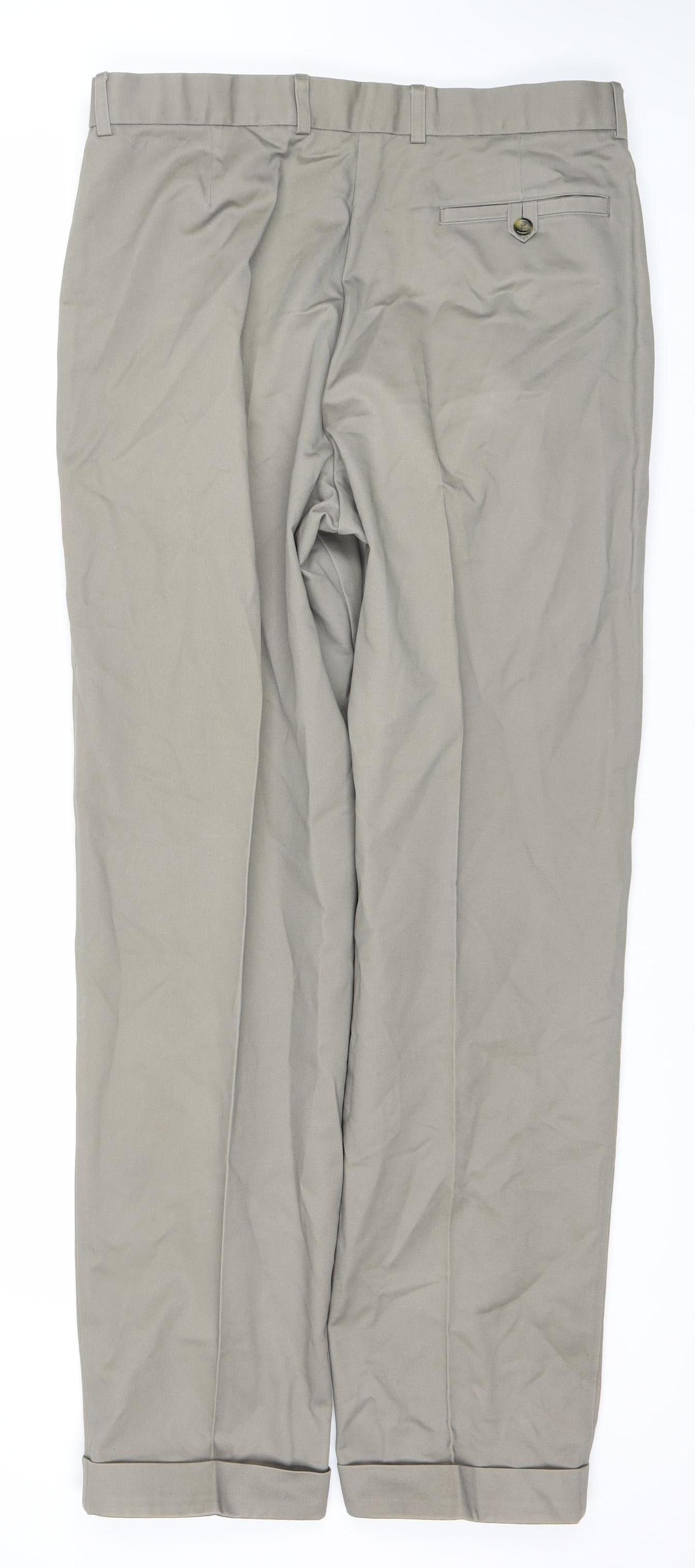 Marks and Spencer Men’s Brown Trousers Size 34 Regular