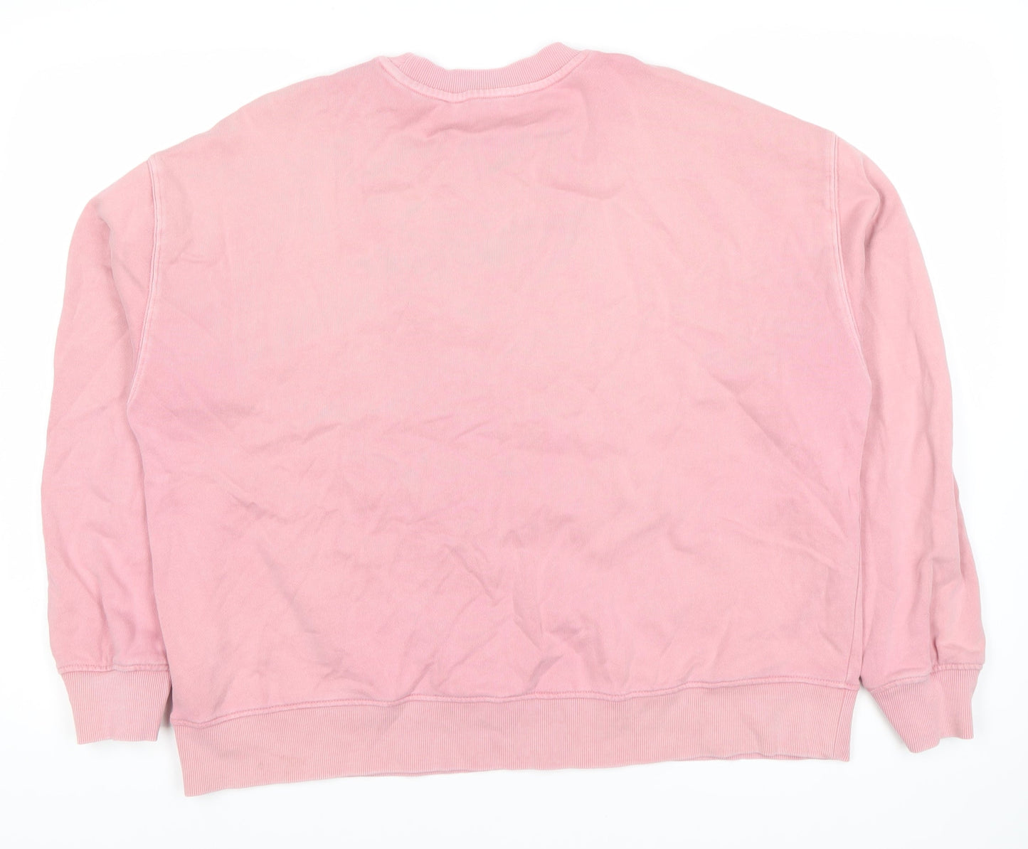 Marks and Spencer Women's Pink Pullover Sweatshirt L