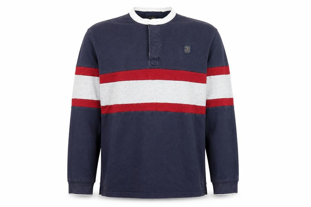 Next Men's Blue XL Polo with Logo Accents