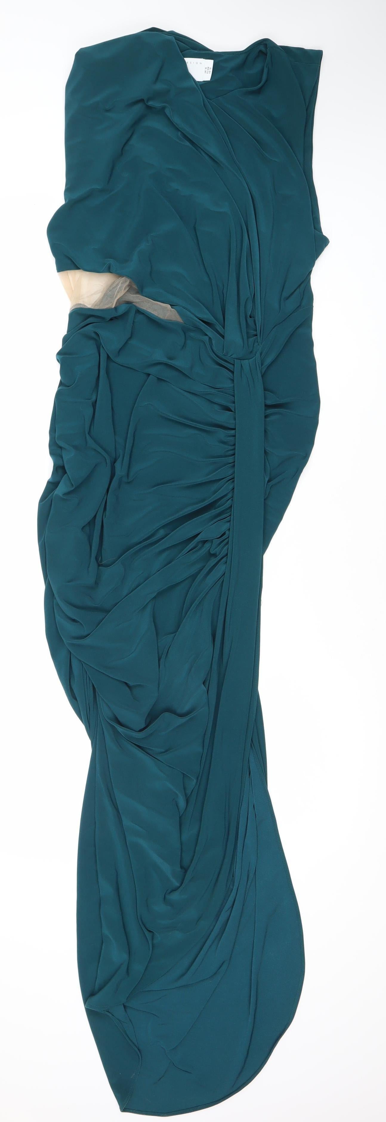 ASOS Women Green Dress UK 16
