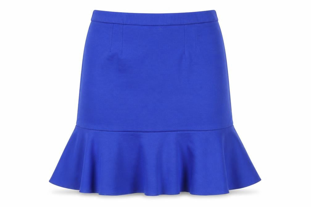 BHS Women's Blue Trumpet Skirt Size 10