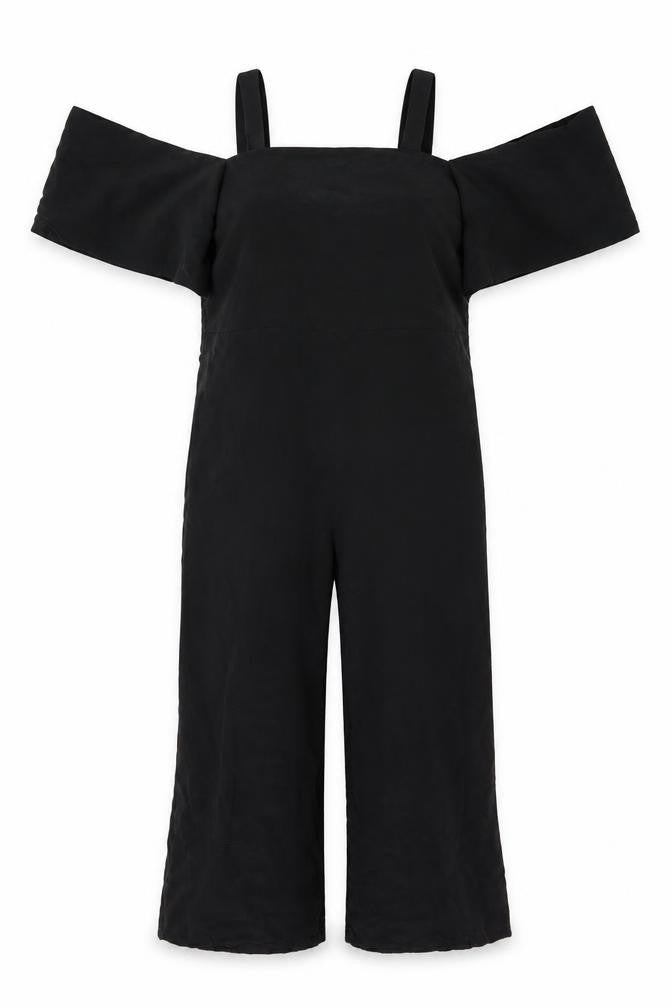 Topshop Women's Black Sleeveless Jumpsuit Size 6
