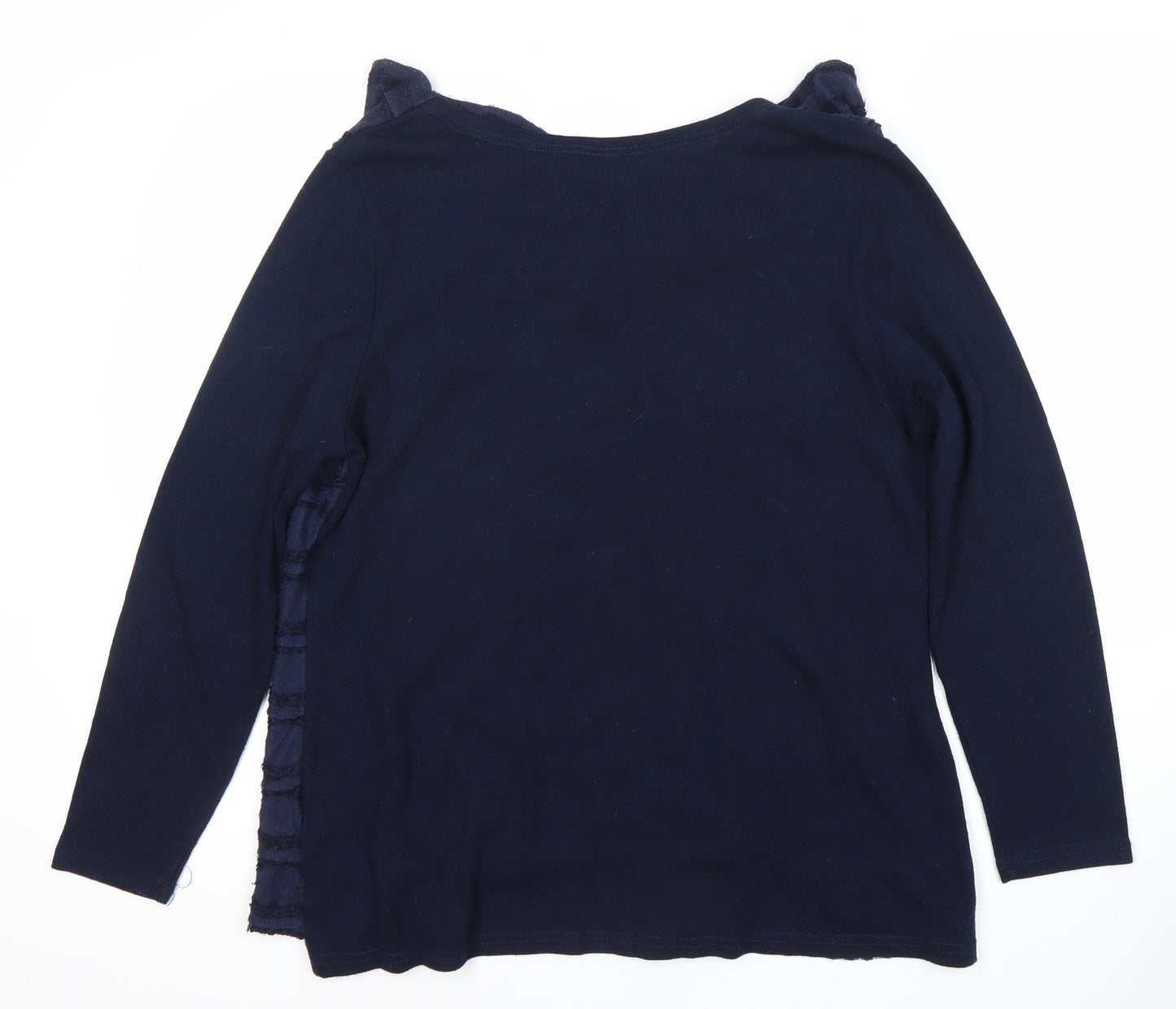 Klass Women's Blue Tunic T-Shirt, L, Relaxed Fit