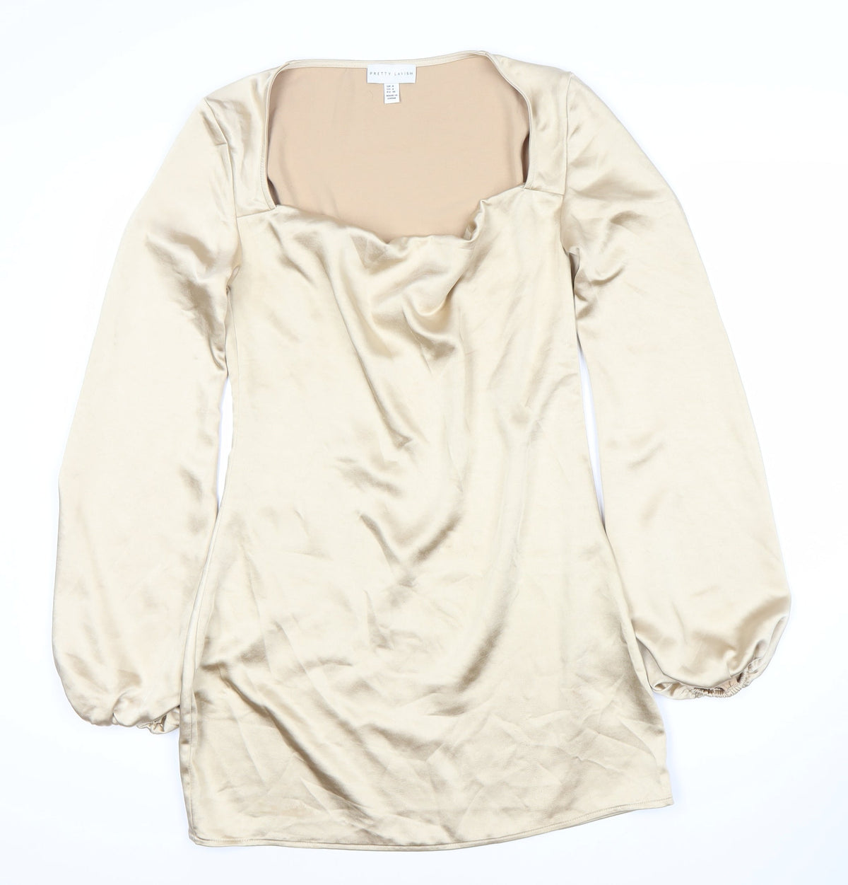 Pretty Lavish Women's Beige Dress Size 8
