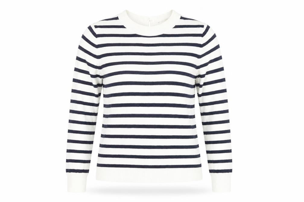 Oasis Women's Striped Pullover Jumper, Multicoloured, S