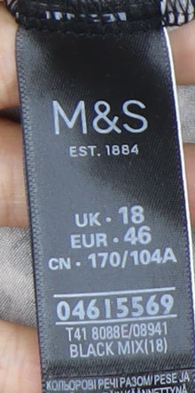 Marks & Spencer Women's Multicoloured Size 18 Dress