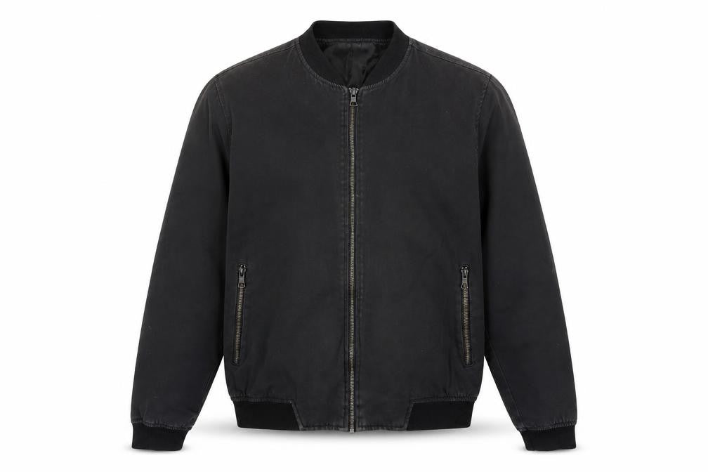 Topman Men's Black Bomber Jacket Size S Casual