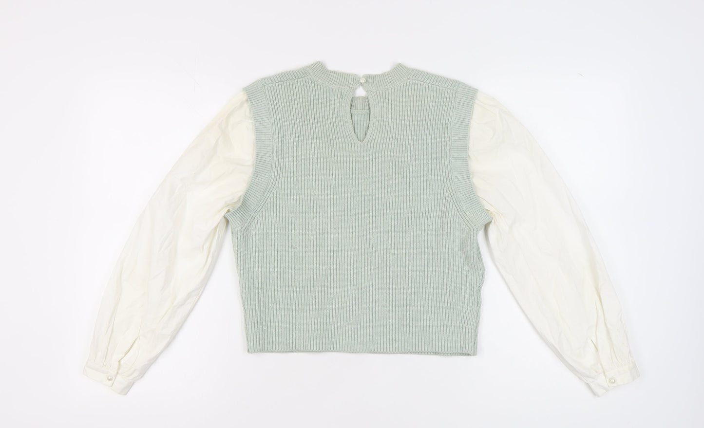 MNG Women's Green Pullover Jumper, Size S