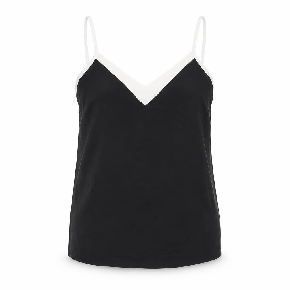 Oasis Women's Black Camisole Tank - Medium, V-Neck