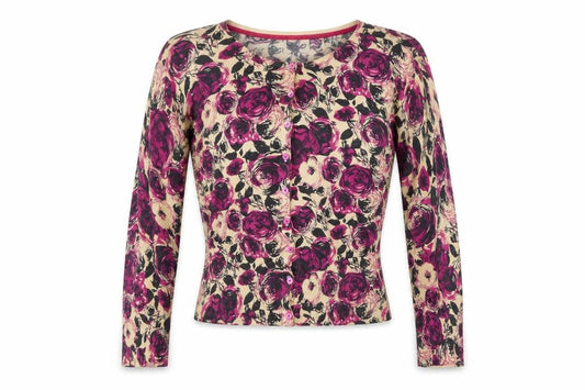 Kaliko Women's Multicoloured Floral Cardigan Size 8