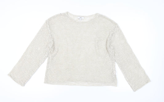 Marks and Spencer Women's Beige L Pullover Jumper