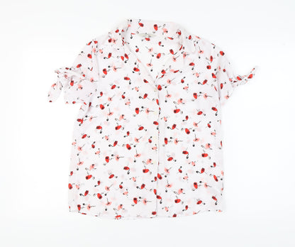 Next Women's Multicoloured Floral Blouse Size 10