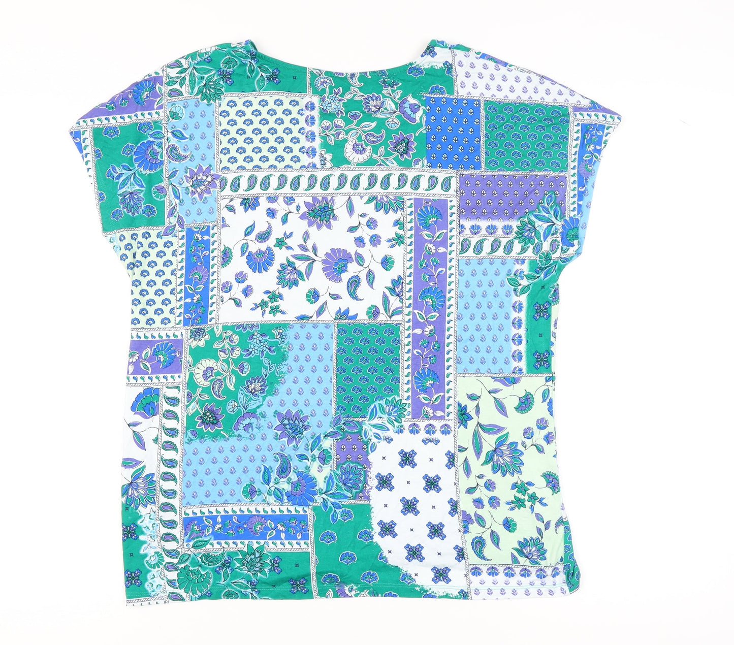 Bonmarché Women's Multicoloured Floral T-Shirt Size 14