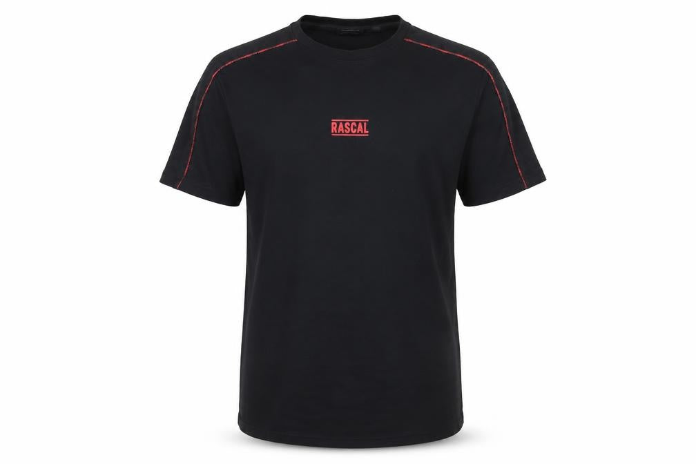 Rascal Boys Black Crew Neck T-Shirt 13-14 Years