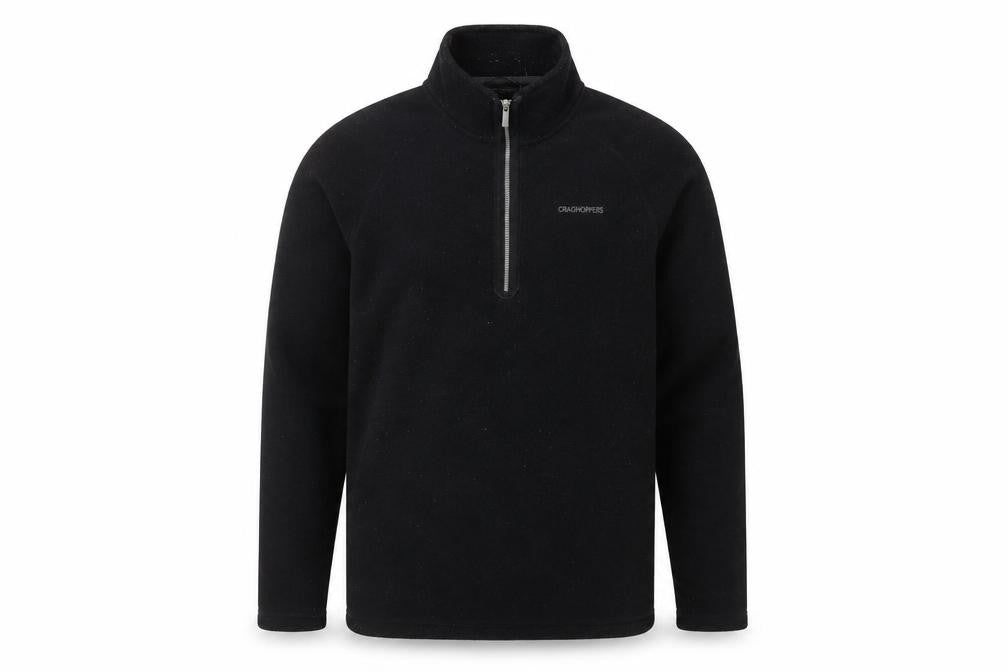 Craghoppers Men's Black Medium Fleece Zip Sweatshirt