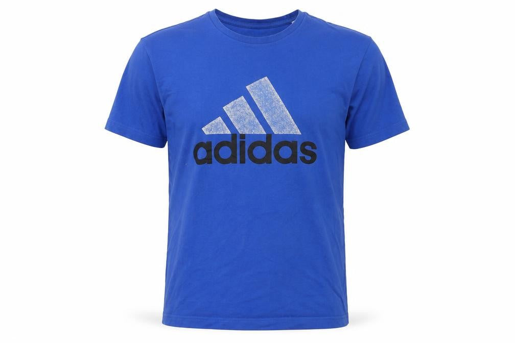 Adidas Men's Blue Medium Sports T-Shirt Crew Neck