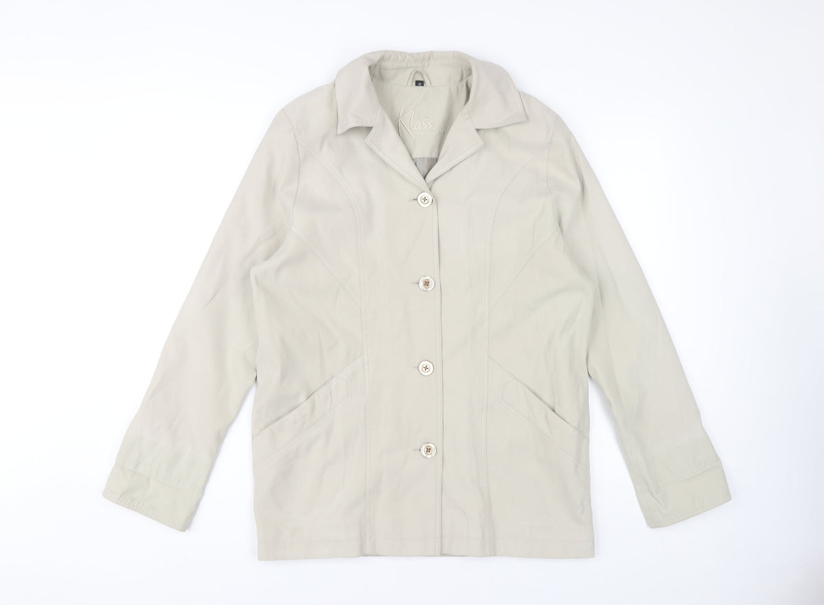 Klass Collection Women's Beige Jacket Size 12
