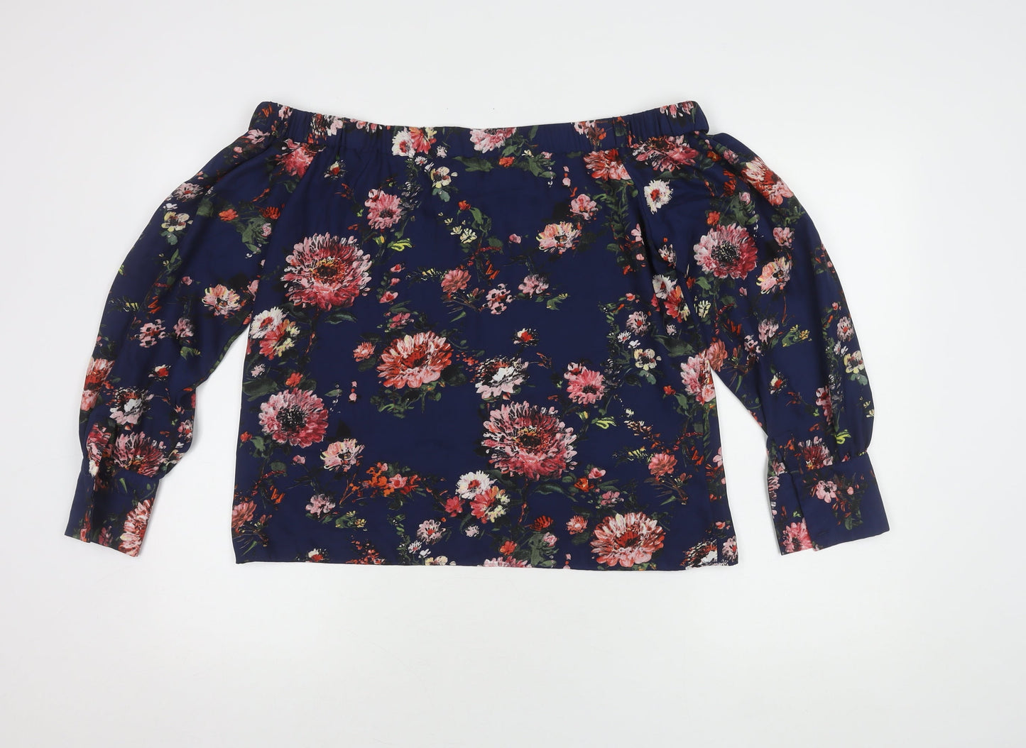 Warehouse Women's Floral Off the Shoulder Top Size 14
