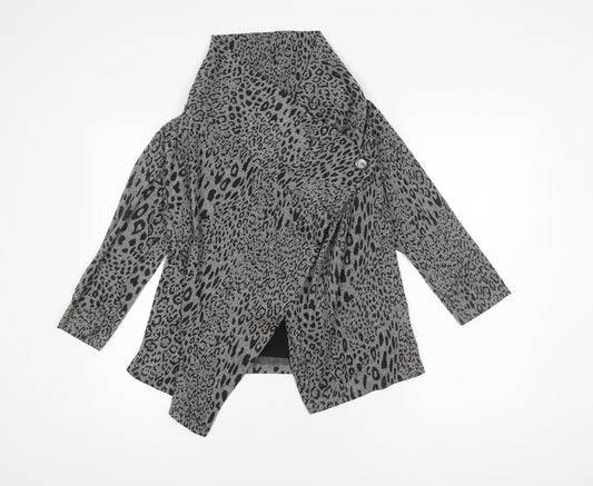 Marks & Spencer Women's Grey Animal Print Cardigan