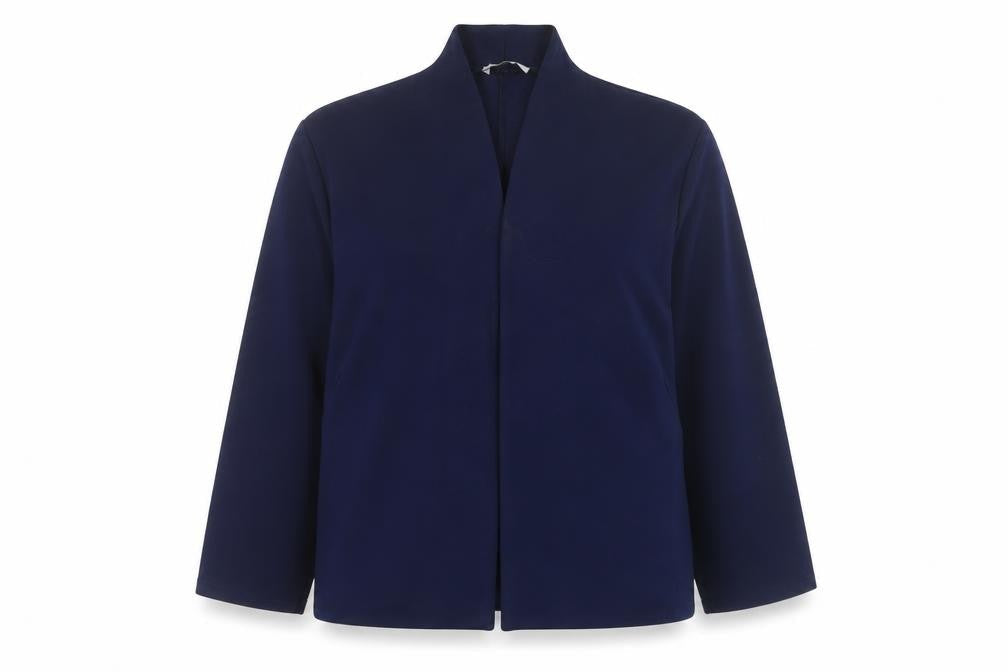 Quiz Women's Blue Cropped Blazer Size 18