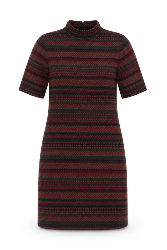 Topshop Women's Multicoloured Shift Dress Size 8