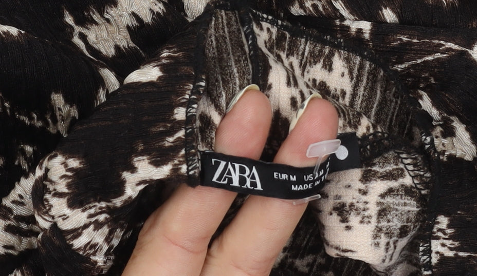 Zara Women's Animal Print Dress Size 12