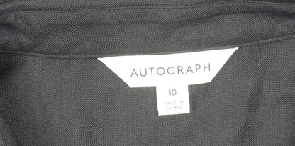 Additional view of Marks & Spencer Black Button-Up Wool Shirt 10