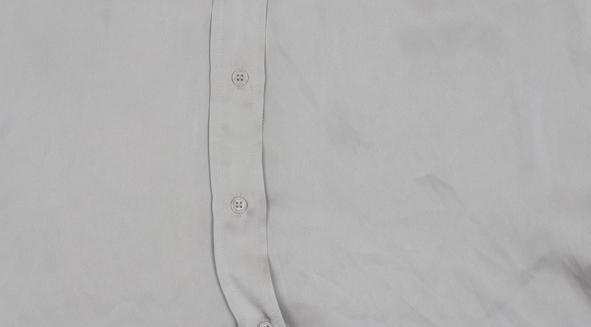 H&M Women's Beige Button-Up Shirt Size 12