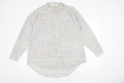 Next Women's Multicoloured Button-Up Shirt, Size 18