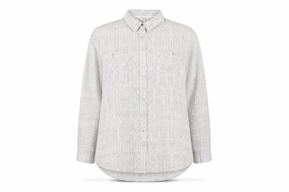 Next Women's Multicoloured Button-Up Shirt, Size 18
