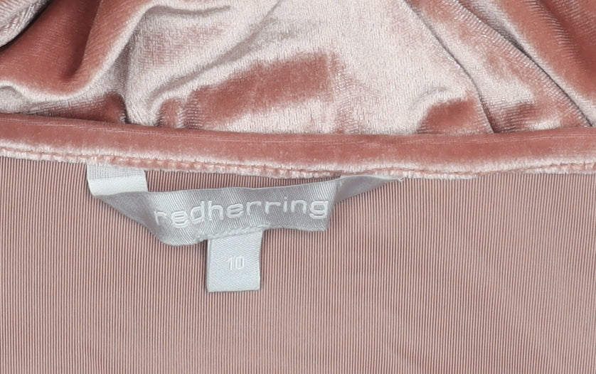 Red Herring Women's Pink A-Line Dress Size 10