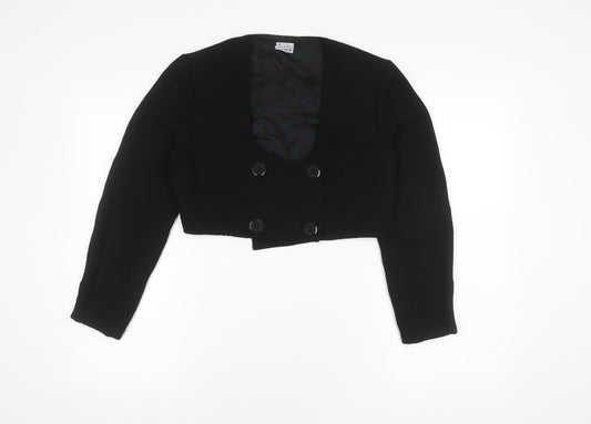 Linette Design Women's Black Cropped Blazer Size 8