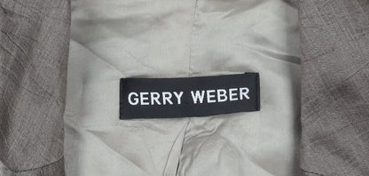 Gerry Weber Women's Brown Striped Blazer Size 16