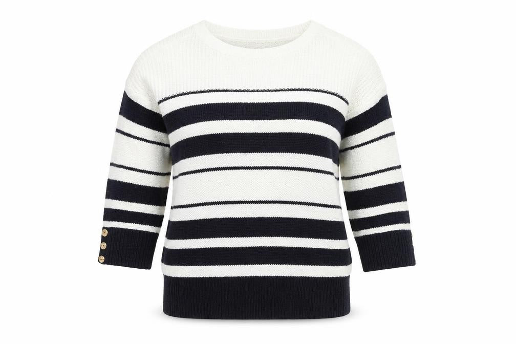 Wallis Womens Multicoloured Striped Pullover Jumper - L