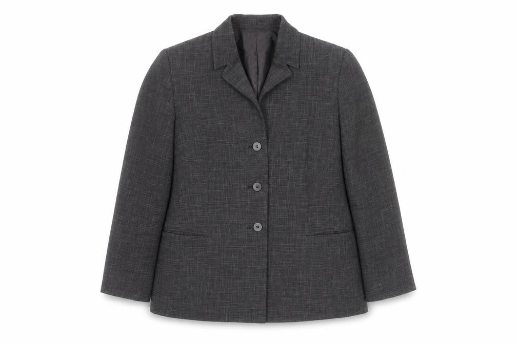 Planet Women's Grey Suit Jacket, Size 14, Classic Fit