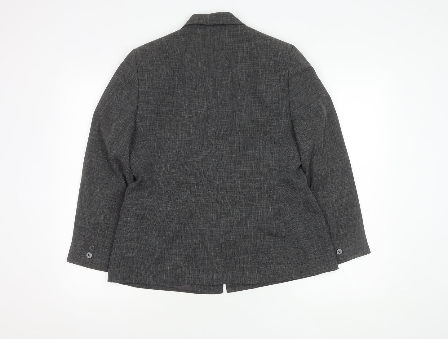 Planet Women's Grey Suit Jacket, Size 14, Classic Fit