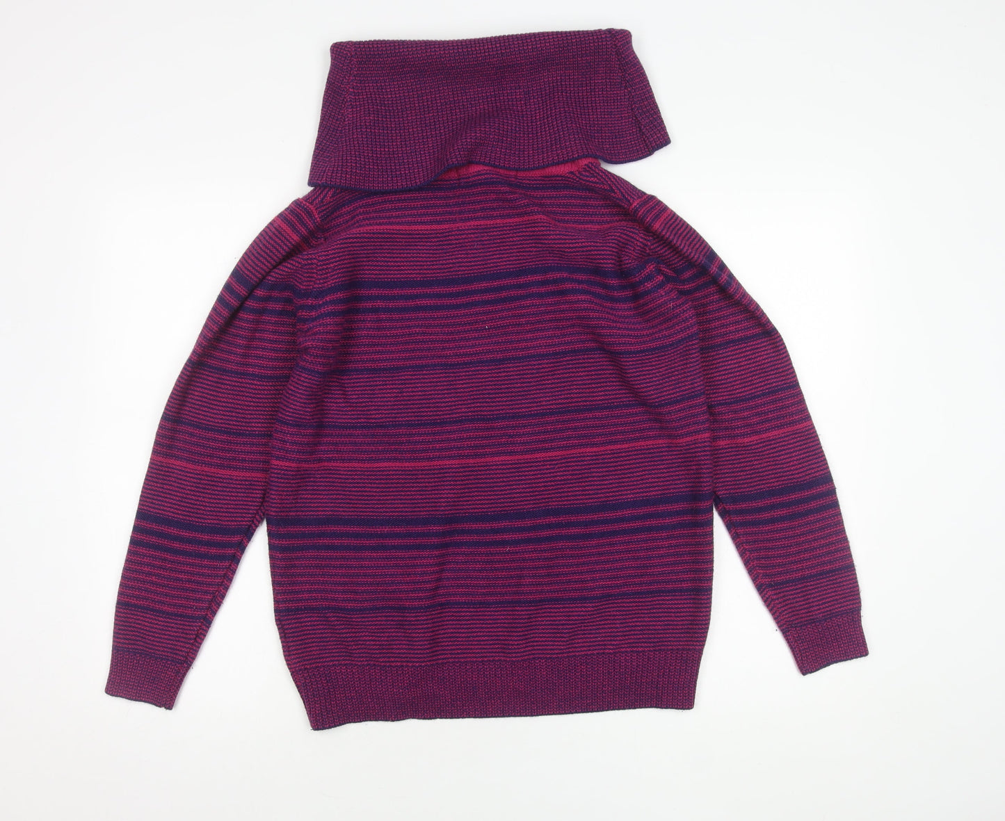 Isle Women's Multicoloured Cowl Neck Jumper - 14-16
