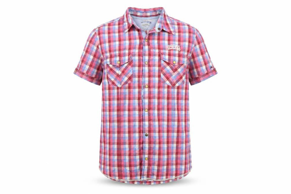 Hilfiger Denim Men's Checked Short Sleeve Shirt M