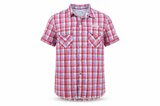 Hilfiger Denim Men's Checked Short Sleeve Shirt M
