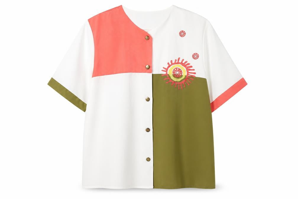 Jacques Vert Women's Multicoloured Button-Up Shirt Size 4