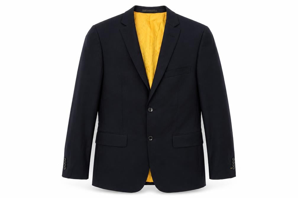 Luigi Men's Blue Blazer UK 38 Single-Breasted Jacket