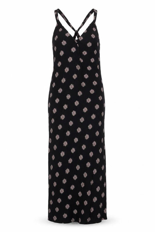 Gap Black Slip Dress Women S Casual Geometric Long Strappy