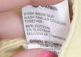 Marks & Spencer Yellow Jegging Size 12 Women