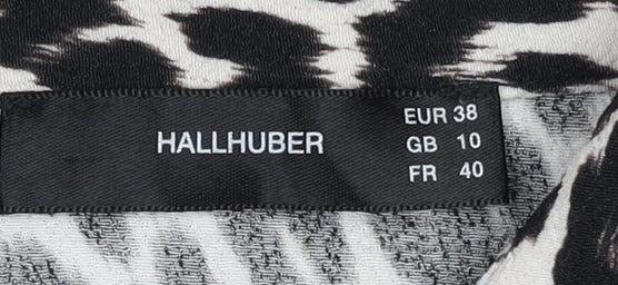 Hallhuber Women's Animal Print Blouse Size 10