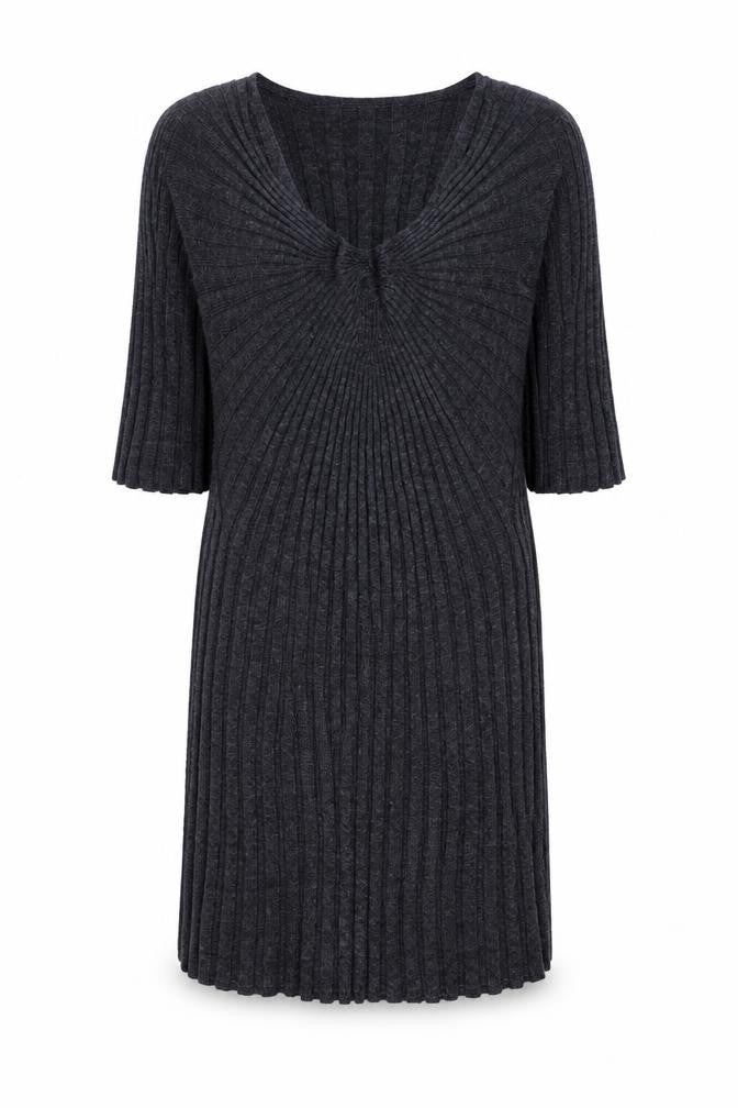 Monsoon Women's Grey Knit Dress Size M