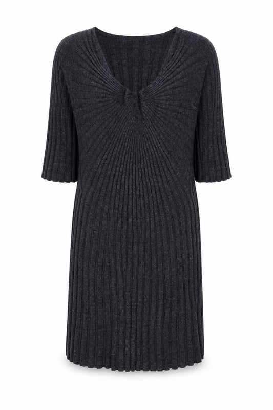 Monsoon Women's Grey Knit Dress Size M