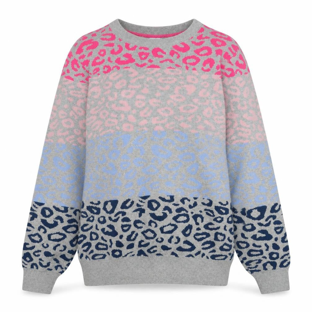 M&Co Women's Multicoloured Animal Print Jumper Size 8