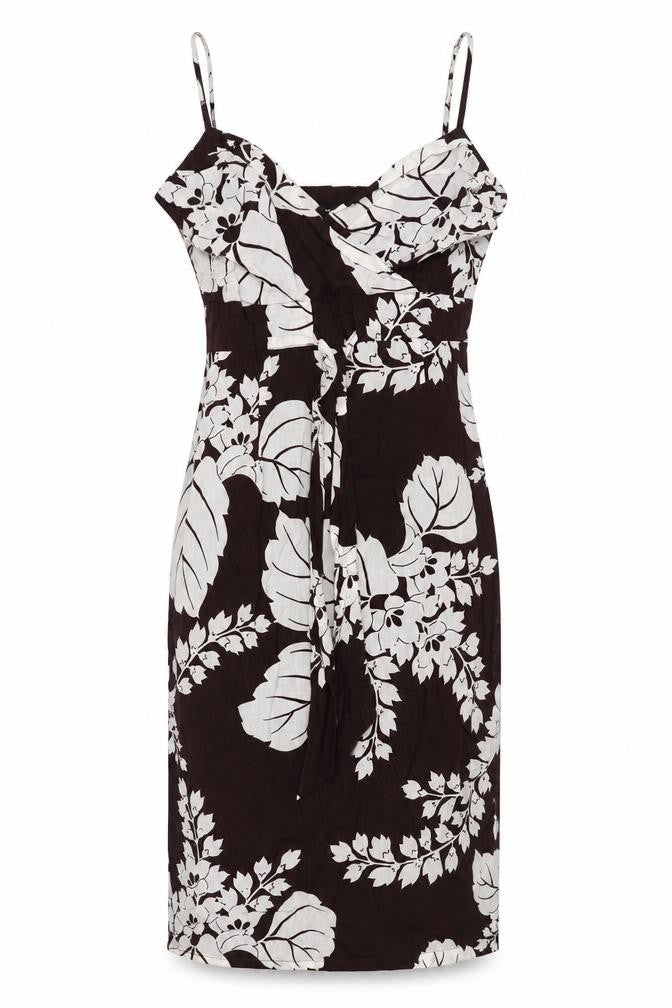 Warehouse Brown Floral Women’s Dress UK 10
