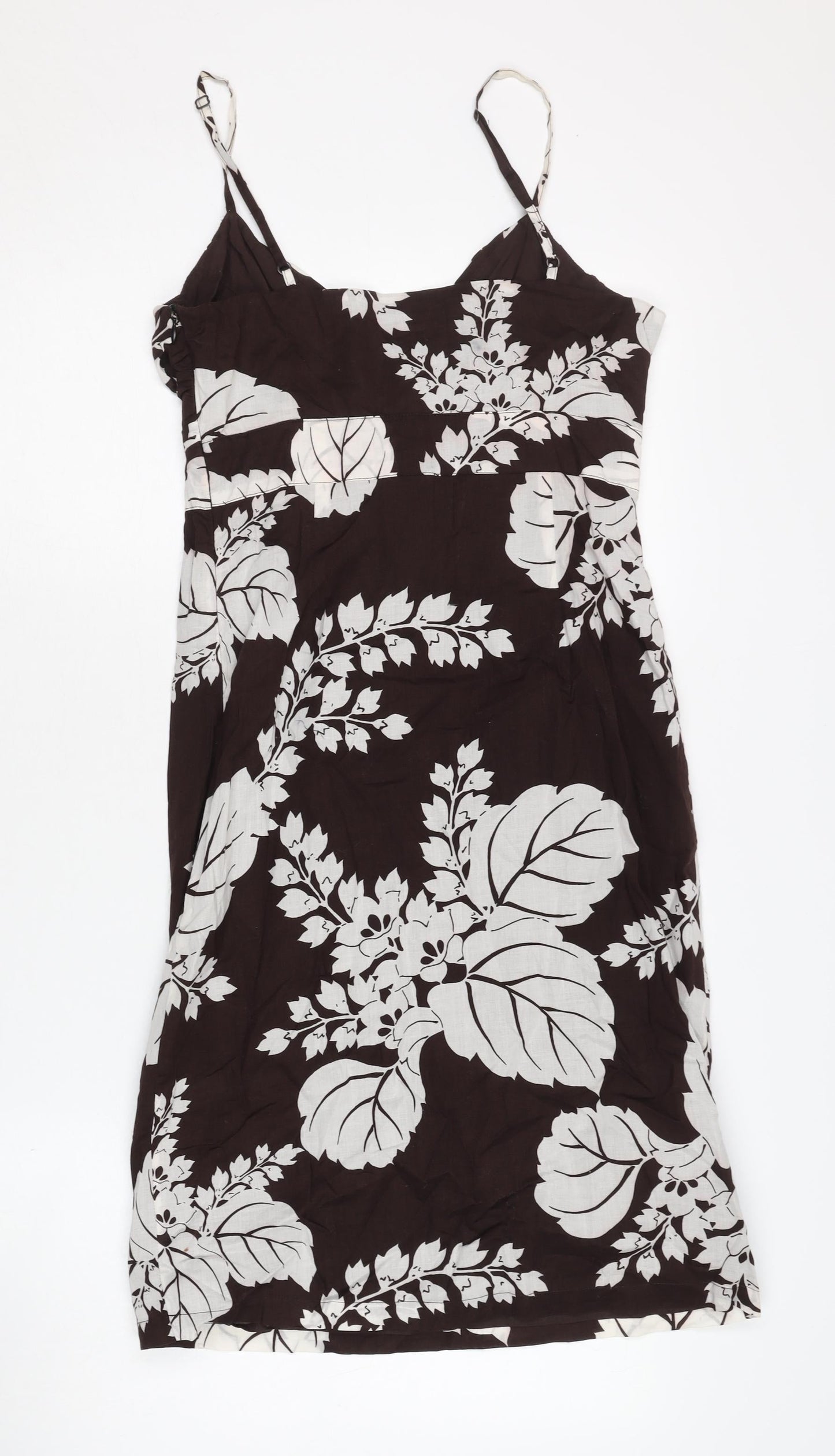 Warehouse Brown Floral Women’s Dress UK 10
