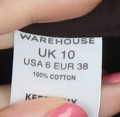Warehouse Brown Floral Women’s Dress UK 10